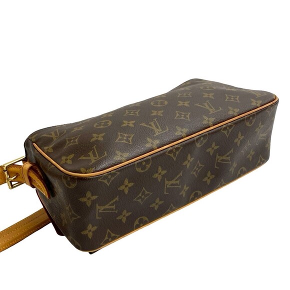 LOUIS VUITTON Authentic Brown Monogram Leather Shoulder Bag main image 7